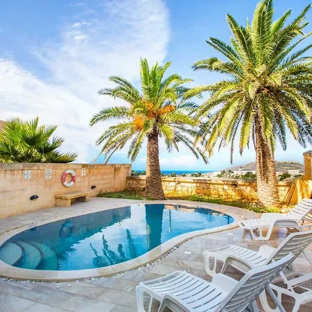 Il-palma Farmhouse With Sunny Private Pool In Island Of Gozo Feriehus *
